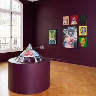 Various artists, Door to the cosmos, exhibition view. Courtesy of Mariane Ibrahim Gallery