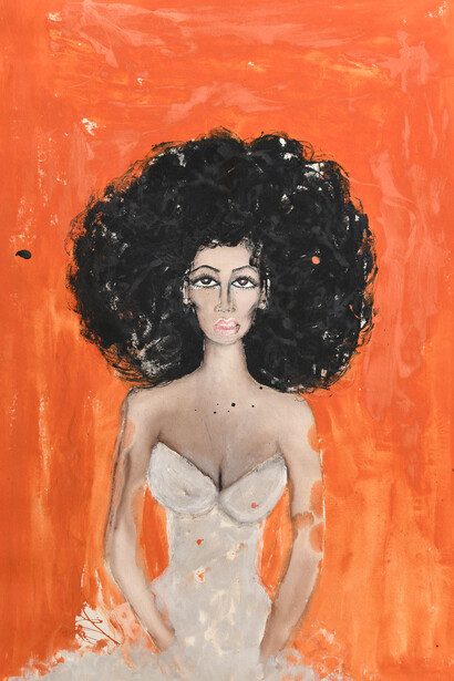 Miles Regis, Matriarch (Fire of self) (detail). Courtesy of Von Lintel Gallery