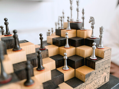The 3D chessboard as a metaphor, representing a world shaped by complex, overlapping competitions