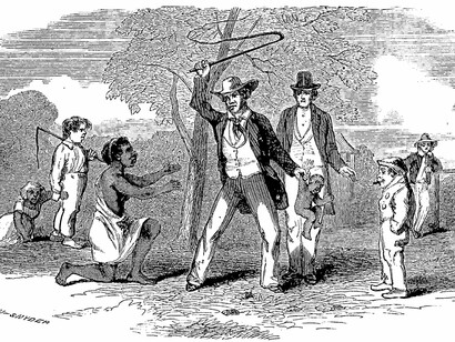 Engraving from the anonymous anti-slavery book "The suppressed book about slavery!", published by Carleton, New York, 1864