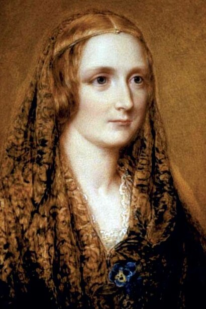 Reginald Easton, Ritratto di Mary Shelley, 1857