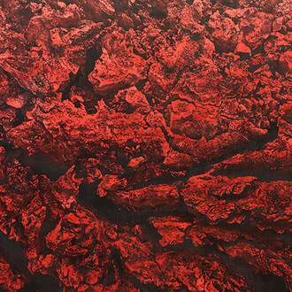Ulf Saupe, Stein, red black III V2 (detail), 2022. Courtesy of Space Gallery