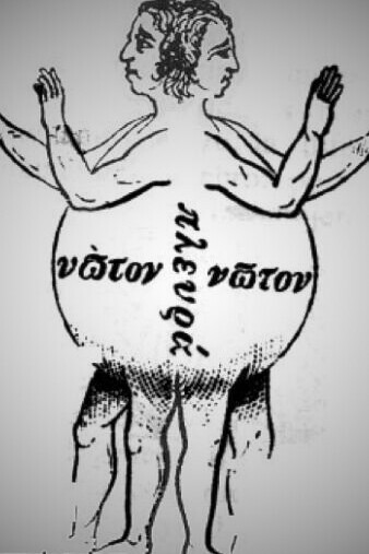 Figura dell'androgino descritta da Platone nel "Simposio"