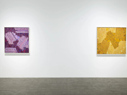 Lynne Drexler, A painted Aria, exhibition view. Courtesy of Berry Campbell