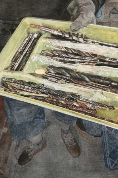 Leanne Picthall, Should I? (detail), 2024. Mit freundlicher genehmigung des Museums Franz Gertsch