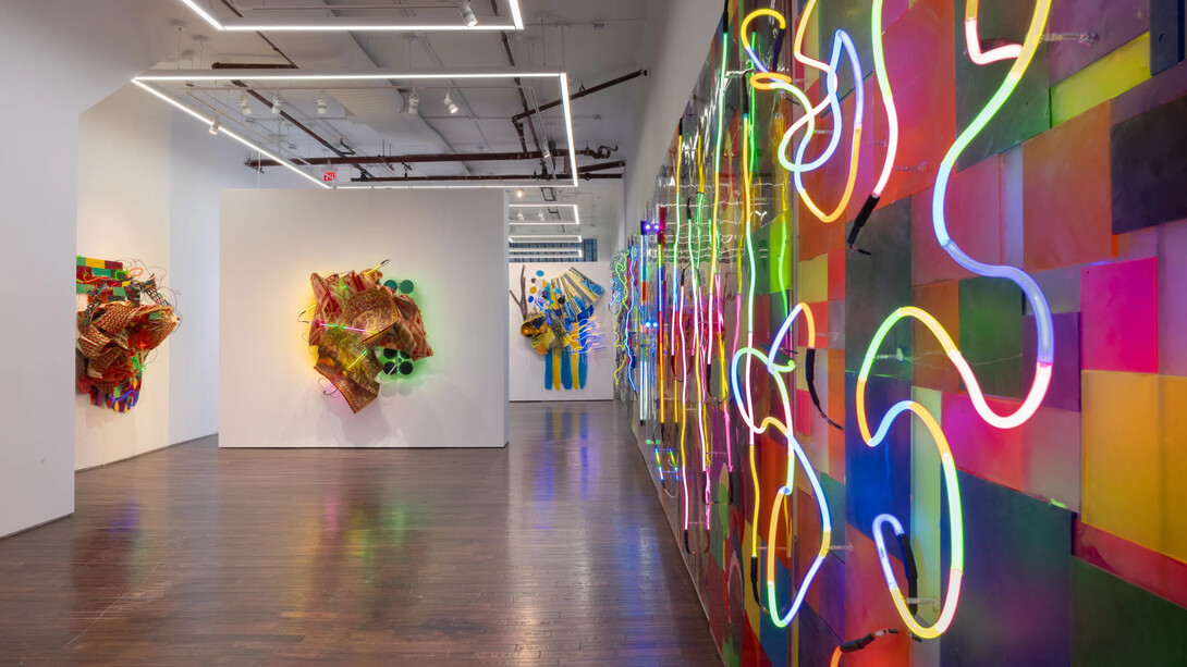 Judy Pfaff, Light years, exhibition view. Courtesy of Cristin Tierney Gallery