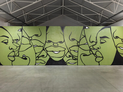 Dino D’Santiago, Portal do retorno (Portal of return), exhibition view. Courtesy of Underdogs