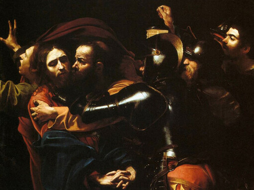 Caravaggio, El prendimiento de Cristo (1602)