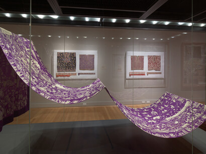 The flower, the labor, and the sea, exhibition view. Courtesy of Risd Museum