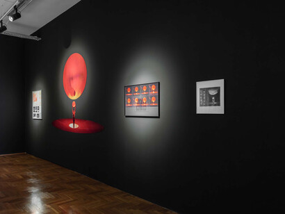 Stane Jagodič, Restless eye, exhibition view. Courtesy of City Art Gallery Ljubljana