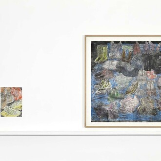 Agathe May, Par où le chemin ?, vue de l'exposition. Avec l'aimable autorisation d'Agathe May