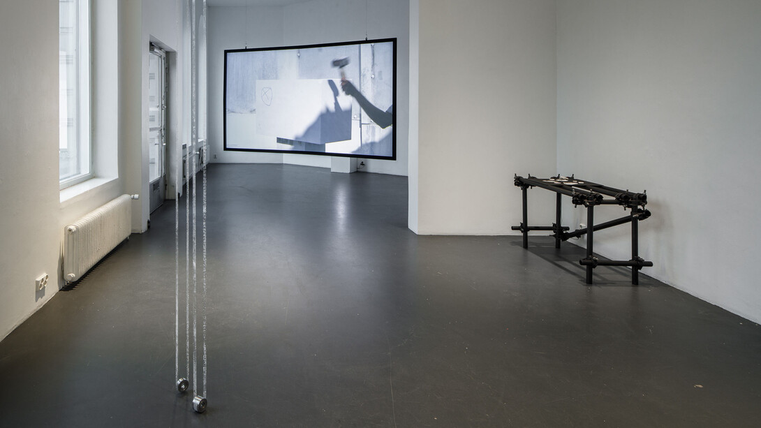 Mireia c. Saladrigues, Cooked marble, exhibition view. Courtesy of Galleria Sculptor