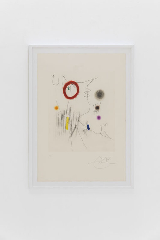 Joan Miró, Solo presentation, exhibition view. Courtesy of Alzueta Gallery
