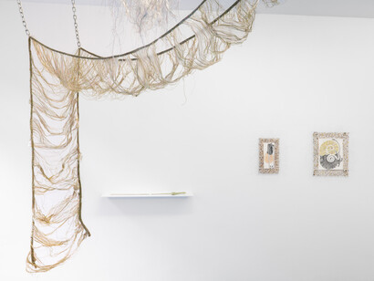 Valentine Cotte et Chloé Saksik, Dual, vue d'exposition. Avec l'aimable autorisation de la Galerie Modulab