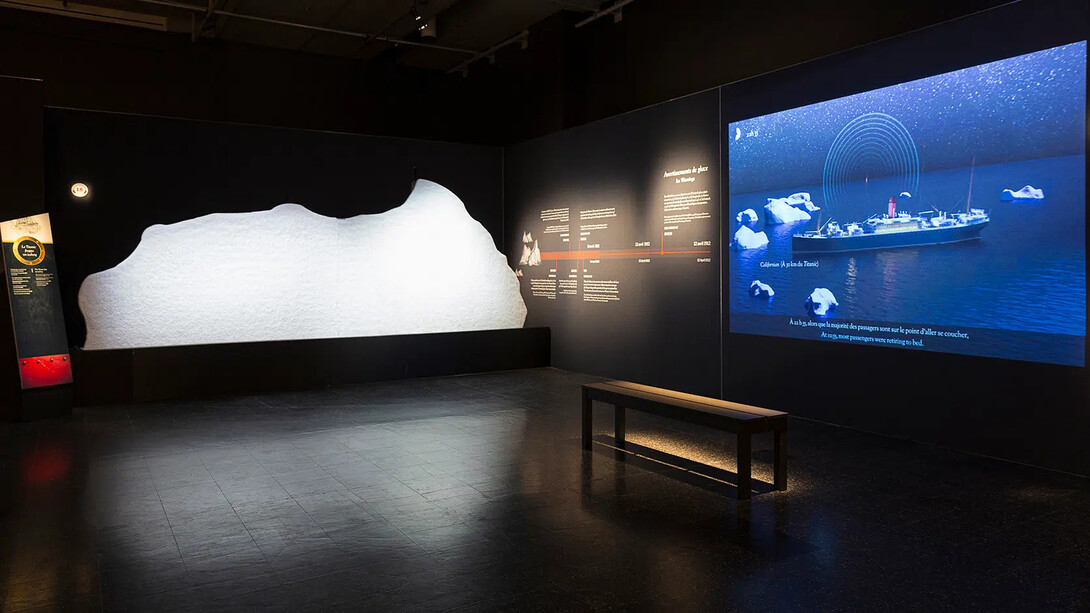 Titanic. The human story, exhibition view. Courtesy of Musée de la civilisation
