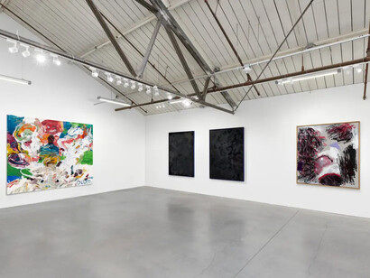 Oliver Lee Jackson, exhibition view. Courtesy of Rena Bransten Gallery