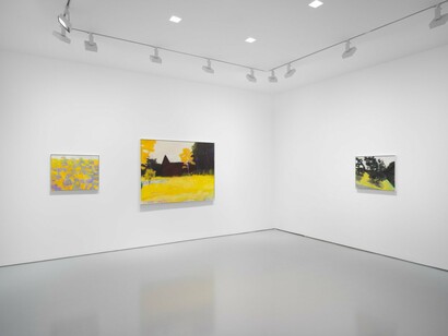 Wolf Kahn, exhibition view. Courtesy of Miles McEnery Gallery
