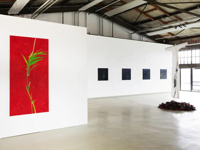 Shan Fan, Bambus im portrait, exhibition view. Courtesy of Tom Reichstein Contemporary