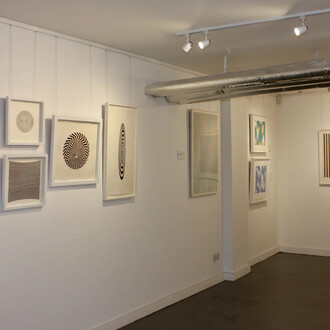 Bridget Riley, Spectrum - Works from 1962 to 2015, exhibition view. Courtesy of Blond Contemporary