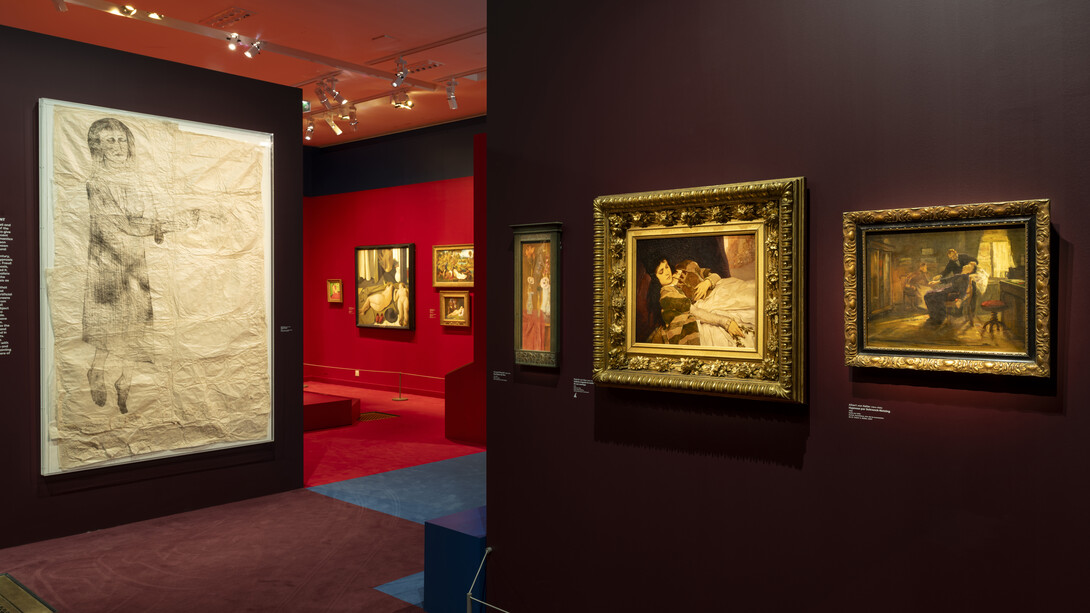 Various artists, The empire of sleep, exhibition view. Courtesy of Musée Marmottan Monet