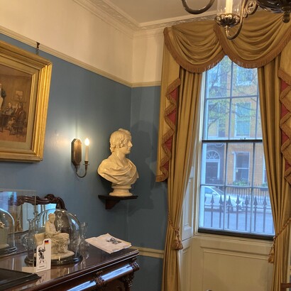 Interno della casa di Dickens, Londra, UK. Foto di Flavius Roversi