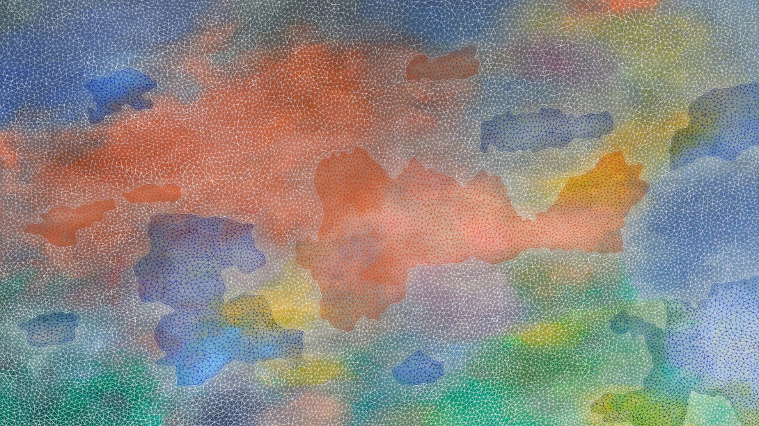 Astrid Preston, Floating worlds, 2025. Courtesy of Craig Krull Gallery