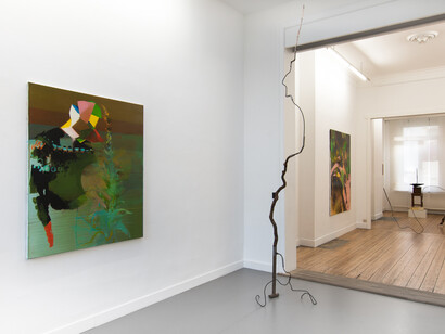 Various artists, Rivers in the sky, exhibition view. Courtesy of Eva Steynen Gallery