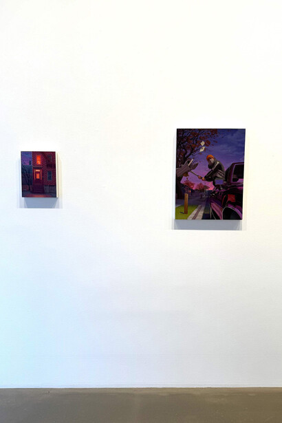 Taylor Schultek, Mischief night, exhibition view. Courtesy of Gallery Poulsen