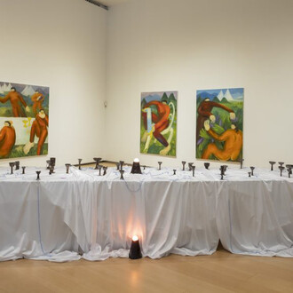 Disputa y pausa. Art i Context 2023-2025, vista de exhibición. Cortesía de IVAM