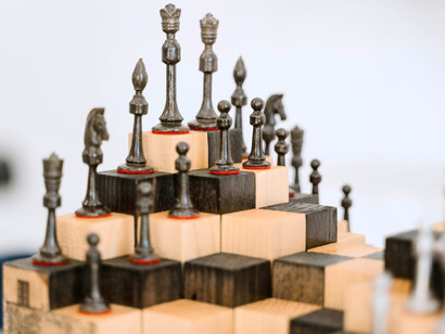 A 3D chessboard, reflecting the layered strategies shaping a world in transition
