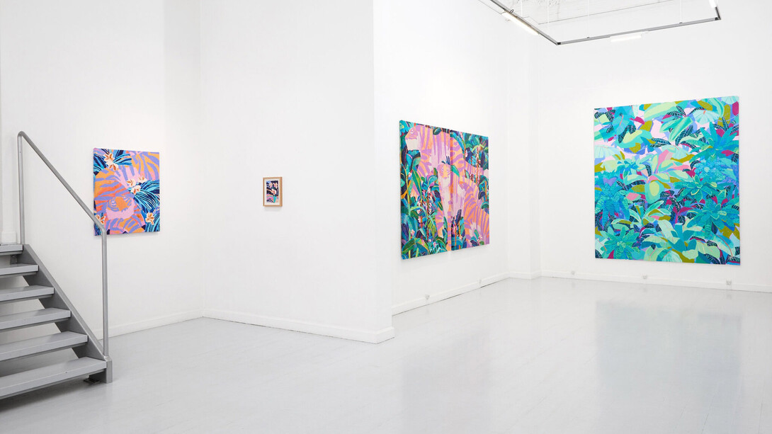 Mia Pensa, Here for awhile, exhibition view. Courtesy of Galleri Christoffer Egelund