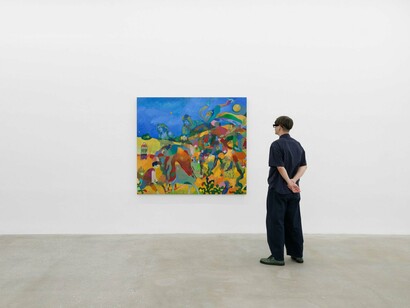 Joshua Petker, Hyacinth canyon, exhibition view. Courtesy of Anat Ebgi