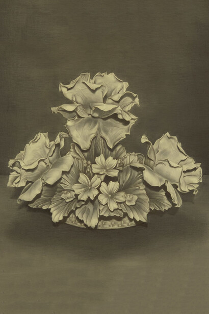Katherine Vetne, Capodimonte bouquet, 2025. Courtesy of Catharine Clark Gallery