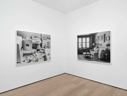Laurie Simmons, Black and white, vue de l'exposition. Avec l'aimable autorisation d'Almine Rech