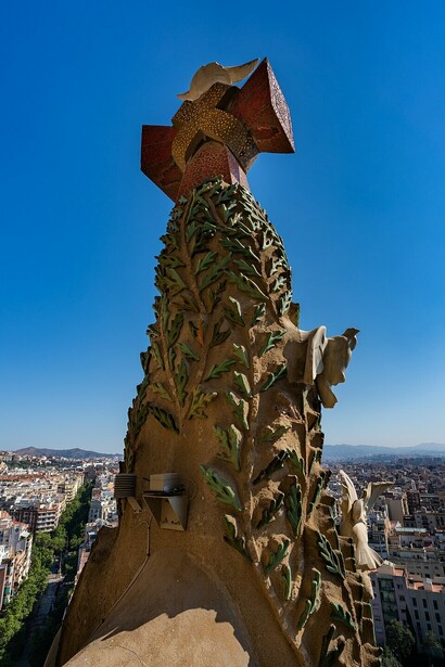 Pinnacolo, Sagrada Familia, Barcellona, Spagna