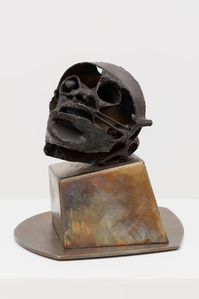 Richard Hunt, Heros head, 1956. Cortesía del Institute of Contemporary Art