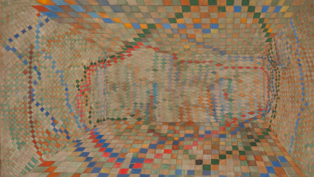 Maria Helena Vieira da Silva, La chambre à carreaux (détail), 1935. Avec l'aimable autorisation du Guggenheim Museum Bilbao