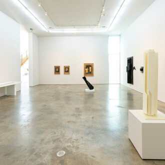 Various artists, New classicism in collage, exhibition view. Courtesy of Sicardi | Ayers | Bacino