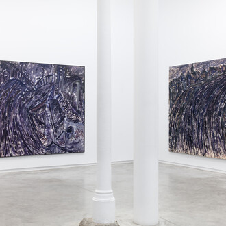 Luis Claramunt, Sevilla, vista de exhibición. Cortesía de la Galería Ehrhardt Flórez