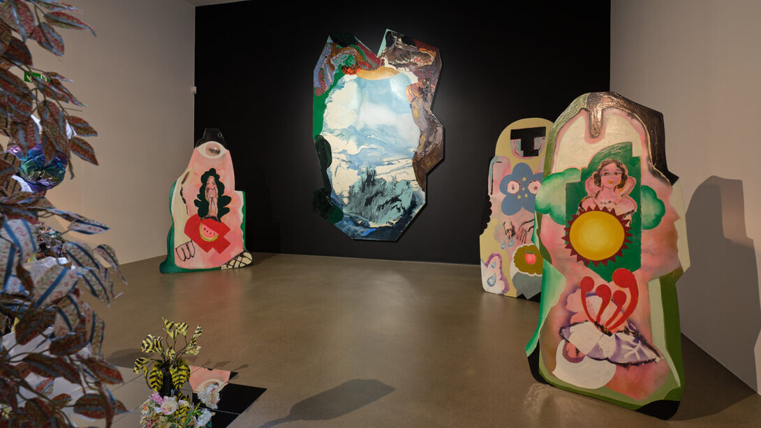 Klodin Erb, Vorhang fällt hund bellt, ausstellungsansicht. Mit freundlicher genehmigung des Aargauer Kunsthauses