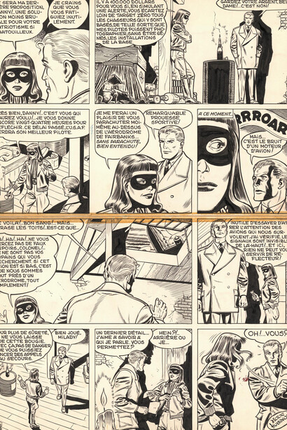 Victor Hubinon, Rétrospective Buck Danny. Courtesy of Huberty & Breyne Gallery