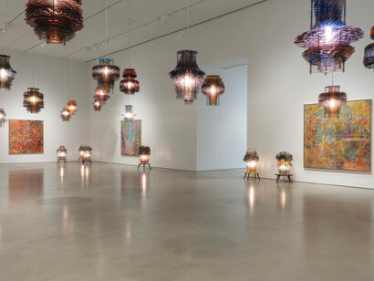 Jorge Pardo, exhibition view. Courtesy of Petzel