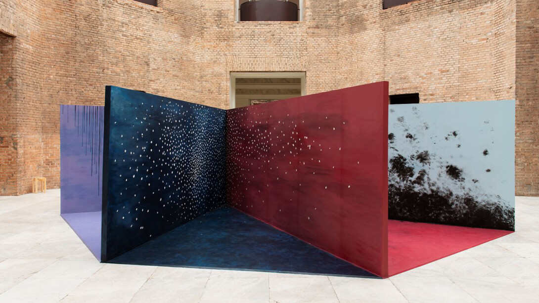 Dominique Gonzalez-Foerster, Meteorium, vista da exposição. Cortesia da Pinacoteca