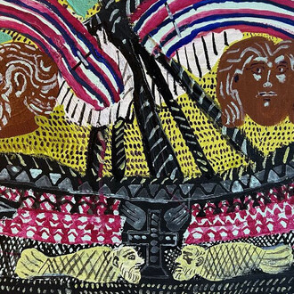 Tassos Mantzavinos, By the seaside (Παρά θιν’ αλός). Courtesy of Skoufa Gallery