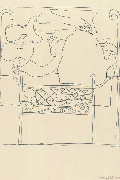 Franz Gertsch, Familie bei nacht (detail), 1966. Mit freundlicher genehmigung des Museums Franz Gertsch