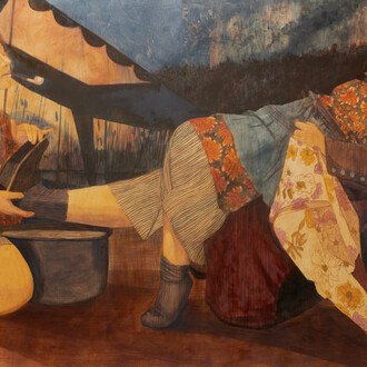 Pamela Phatsimo Sunstrum, It is because I want you to go on, 2025. Courtesy of Galerie Lelong