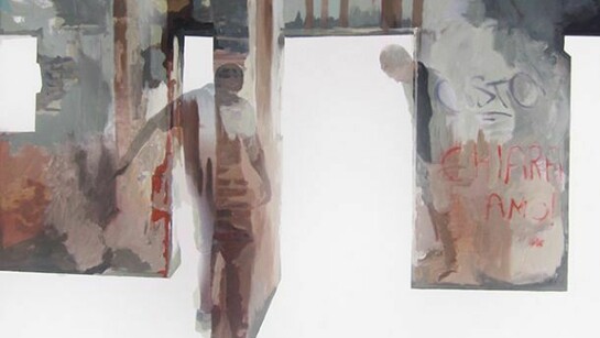 Anna Caruso, Senza titolo, 75 x 100 cm, acrilico su tela, 2013