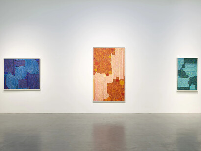 Lynne Drexler, A painted Aria, exhibition view. Courtesy of Berry Campbell