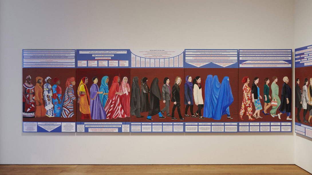 Verschiedene künstler, Seven paintings – Seven encounters, ausstellungsansicht. Mit freundlicher genehmigung von Mudam