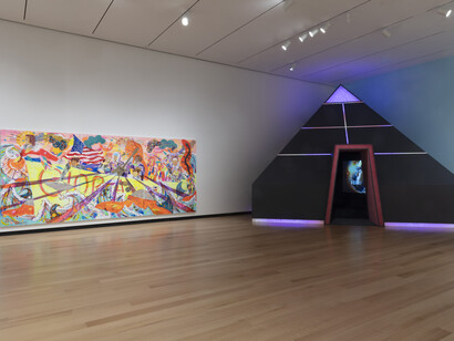 Jamea Richmond Edwards, Another world and yet the same, exhibition view. Courtesy of the Wellin Museum of Art